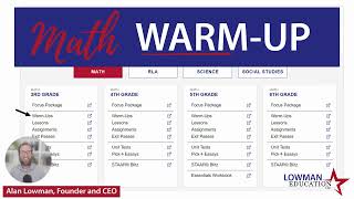 Math Warm-Up Preview | TEKS-Aligned Daily Review | Lowman Education