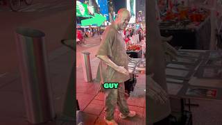 He Paid a Dollar For The WORST Robot Dance in Times Square