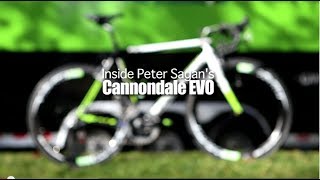 Inside Peter Sagan's Cannondale EVO with Road Bike Action Magazine
