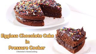 Step by recipe for the eggless chocolate cake. ingredients: all
purpose flour - 1 cup cocoa powder 1/4 instant coffee 1tsp warm water
1...