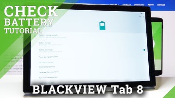 How to Enable Battery Percentage on BLACKVIEW Tab 8 – Open Battery Settings