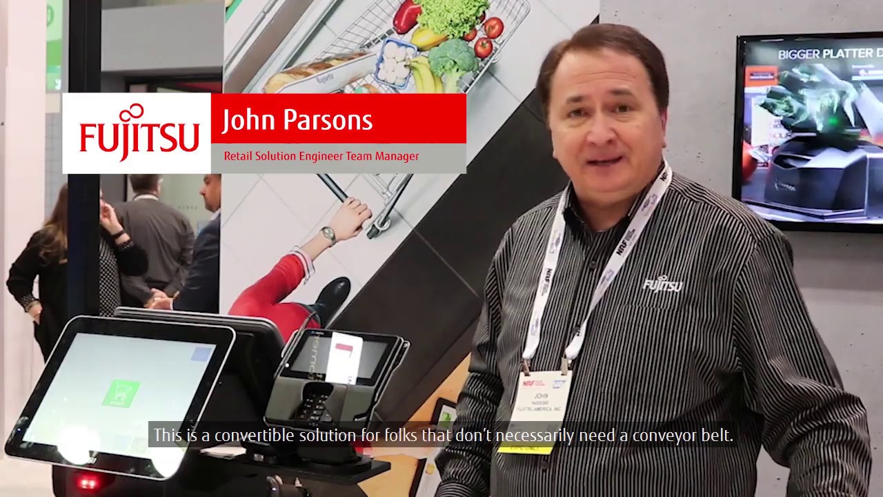 Fujitsu's U-Scan Verso with ConveniCash at NRF2020