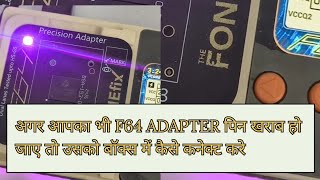 F64 box bga 153 Adapter Pin Damage Problem solve first time in india #f64 #EMMC # UFS # f64