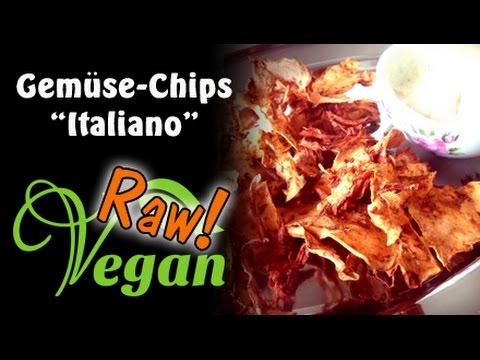 Rezept: Vegane Rohkost Gemüse-Chips