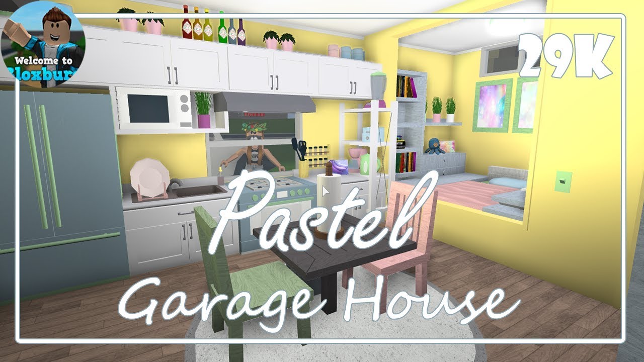 Roblox Pastel Garage House Bloxburg Youtube
