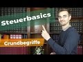 Steuerbasics - Grundbegriffe im Steuerrecht