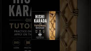 Hishi Karada Pattern. shibari #ropeart #tutorial #ropework #doityourself