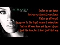 Rihanna  te amo  lyrics 