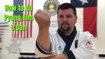 How to do Pyung Ahn O Dan for Tang Soo Do