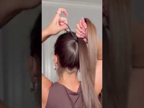 the best ponytail hack #hair #ponytailtutorial #ponytailhairstyle #highponytail #summerhair