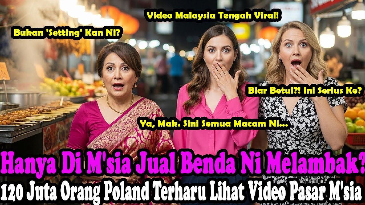 Wanita Poland Terkejut Di Pasar Pudu! Video Viral 23 Juta Tontonan Di Negaranya!