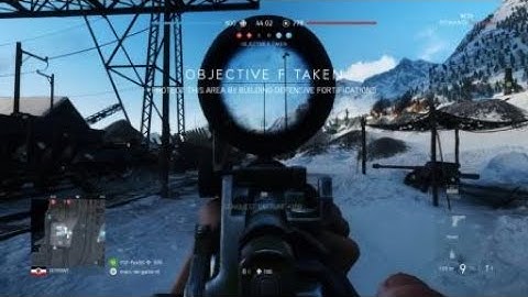 Battlefield V Beta: bug 5 (scope misalignment)