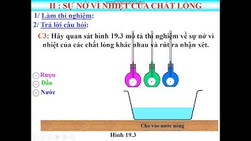 Vật lý 6 - Chủ đề: Sự nở vì nhiệt của các chất