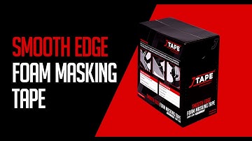JTAPE Smooth Edge Foam Masking Tape - #TAPESMART