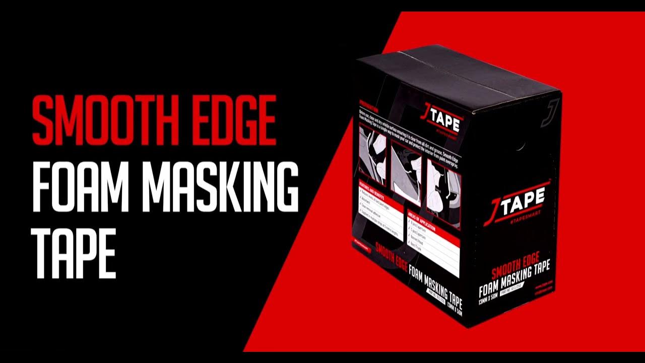JTAPE Smooth Edge Foam Masking Tape TAPESMART YouTube