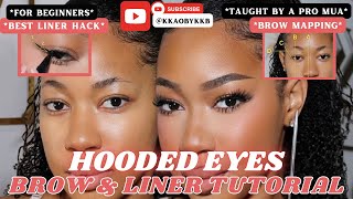 Hooded Eyes Makeup: The Ultimate Brow & Liner Tutorial! screenshot 2