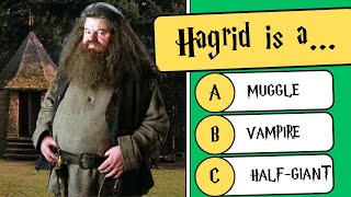 The Ultimate Hagrid Quiz! Harry Potter Quiz - 30 Questions - Only Potterheads Will Get Them All