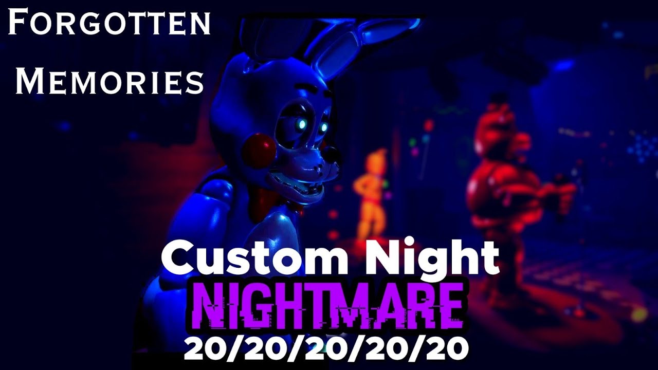 FORGOTTEN MEMORIES SOLO CUSTON NIGHT NIGHTMARE 20/20/20/20/20!!!