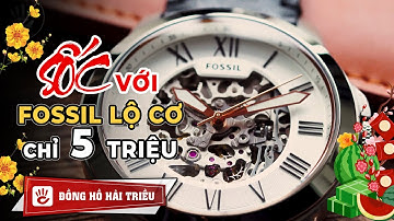 Đồng hồ Fossil ME3101 lộ cơ siêu đẹp, tầm giá dưới 5 triệu