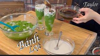 Bánh Lọt Lá Dứa - Cách Pha Bột Làm Bánh Lọt Lá Dứa Thơm Ngon Để Lâu Vẫn Mềm - Homemade Cendo Recipe