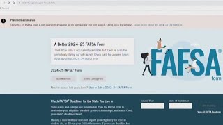 FAFSA form for 2024-25 opening in soft launch