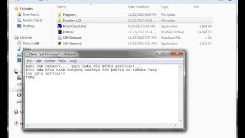 install SSH network bagian 1