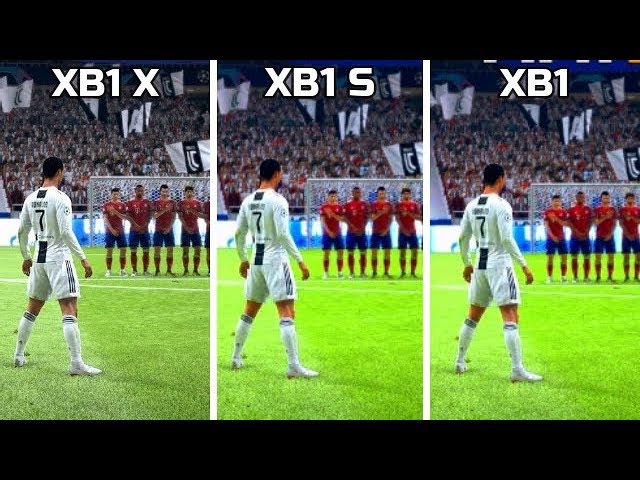 ropa interior Síguenos Cocinando FIFA 19 | Xbox One X VS Xbox One S VS Xbox One | 4K Graphics Comparison -  YouTube
