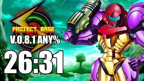 Super Metroid: Project Base v0.8.1 | Any% Speedrun in 26:31 (0:20)