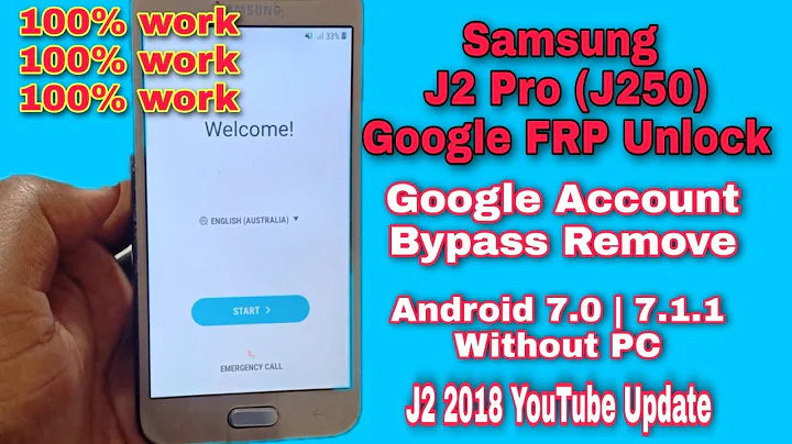 Samsung J2 Pro 2018 (J250) Fix YouTube Update/Location |Google/FRP Bypass | Android 7.1.1_#No_PC