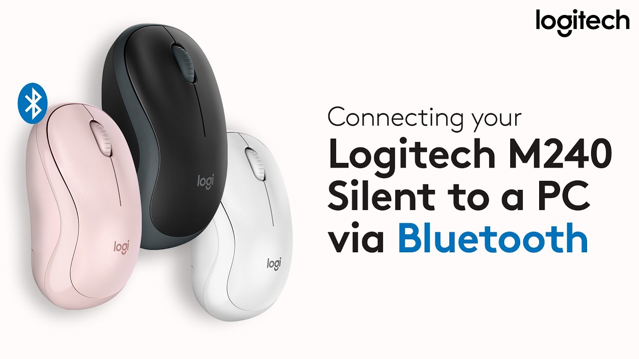 Connecting your Logitech M240 Silent Bluetooth Mouse to a PC via Bluetooth  