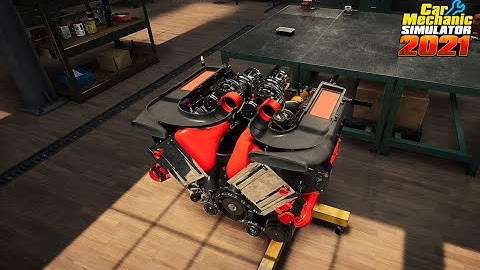 M177 Twin-Turbo Aston Martin Engine Restoration V8 - Car Mechanic Sim 2021