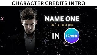CREATE Stunning Character Intros in MINUTES with CANVA!