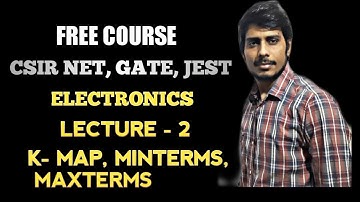 k map in digital electronics | electronics for csir net physics