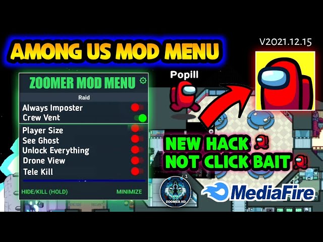 [UPDATED] Among Us Mod Menu V2021.12.15 With 100+ Features