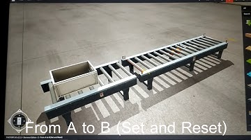 PLC-From A to B (Set and Reset) (Factory I/O)