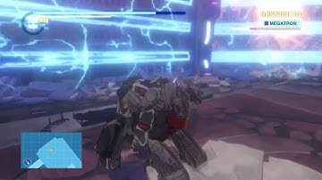 Grimlock grapple gameplay, Megatron round 2. Transformers: Devastation.