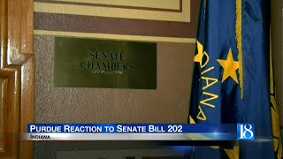 Purdue reaction to Senate Bill 202 Professors Worry About Future Of Higher Education In Indiana With Senate Bill 202