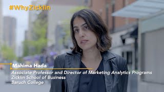 WhyZicklin: Meet our faculty with Mahima Hada, Associate Professor of Marketing by Zicklin School of Business / Baruch College 651 views 1 year ago 2 minutes, 34 seconds