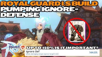 Pumping Ignore Defense to 150% RG I.S Build - Ragnarok M: Classic