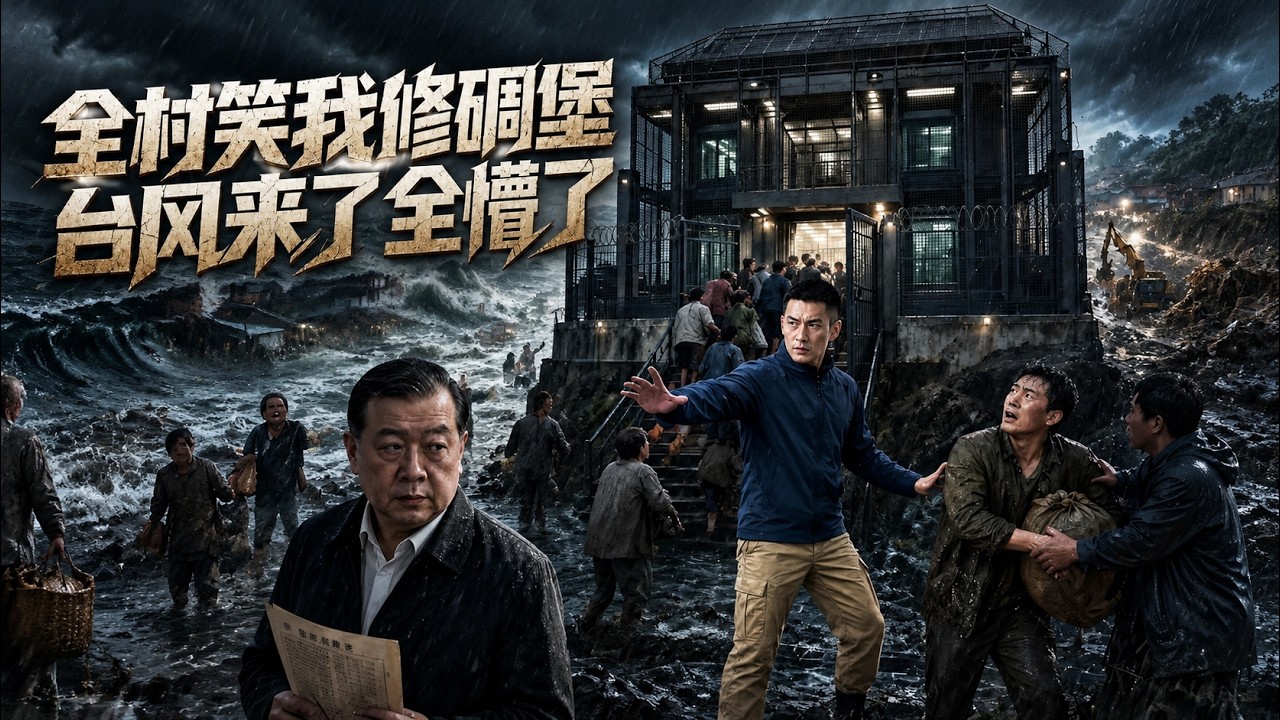 全村笑我修碉堡，颱風來襲全懵了