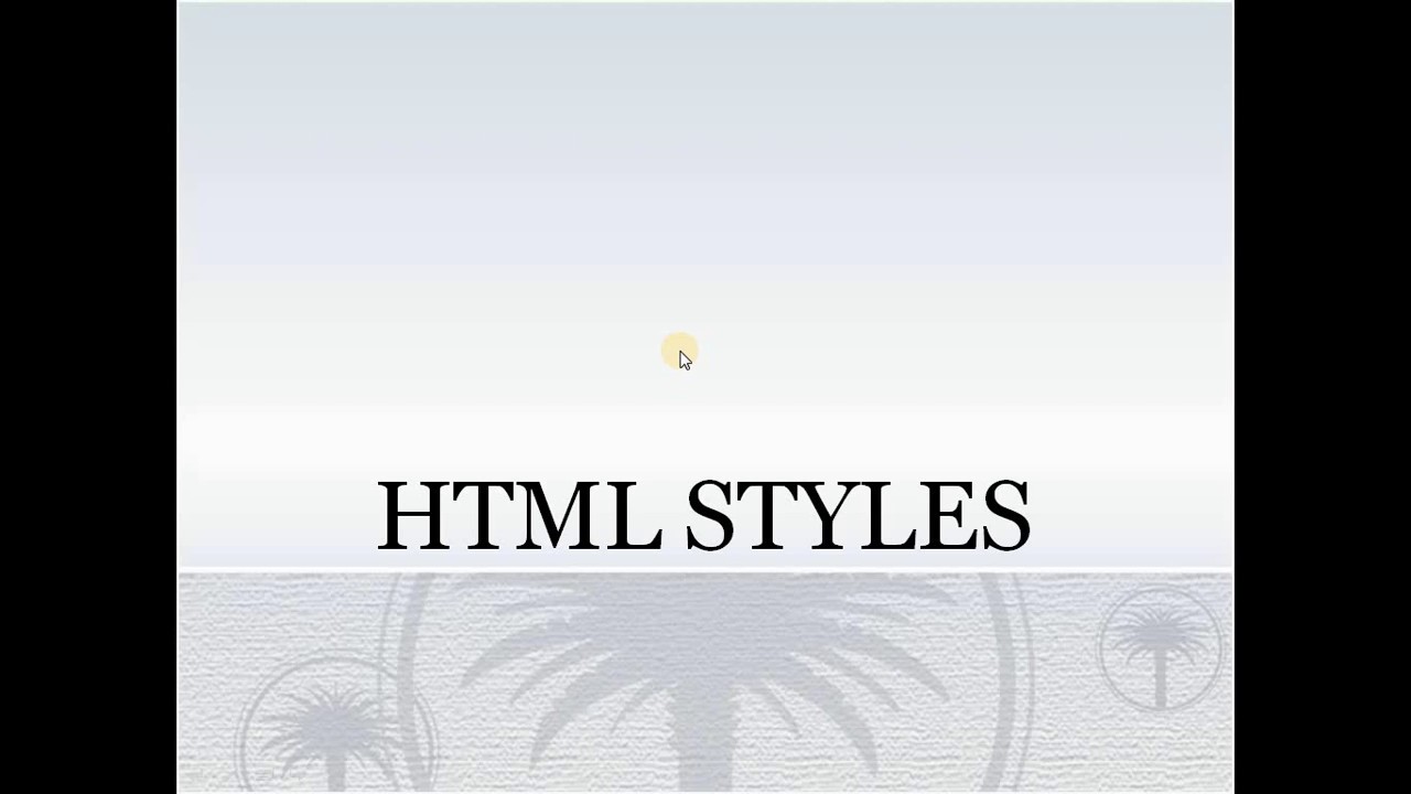 HTML Tutorial in hindi // How to use style attribute in html - YouTube