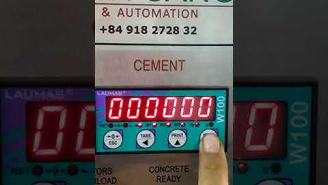 LAUMAS W100  |  CALIBRATION WEIGHT INDICATOR  LAUMAS W100