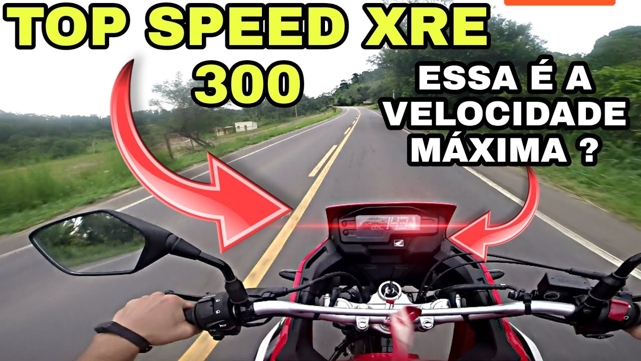 TOP SPEED xre 300,Velocidade máxima XRE 300 abs RALLY, KM XRE 300 2021 ...