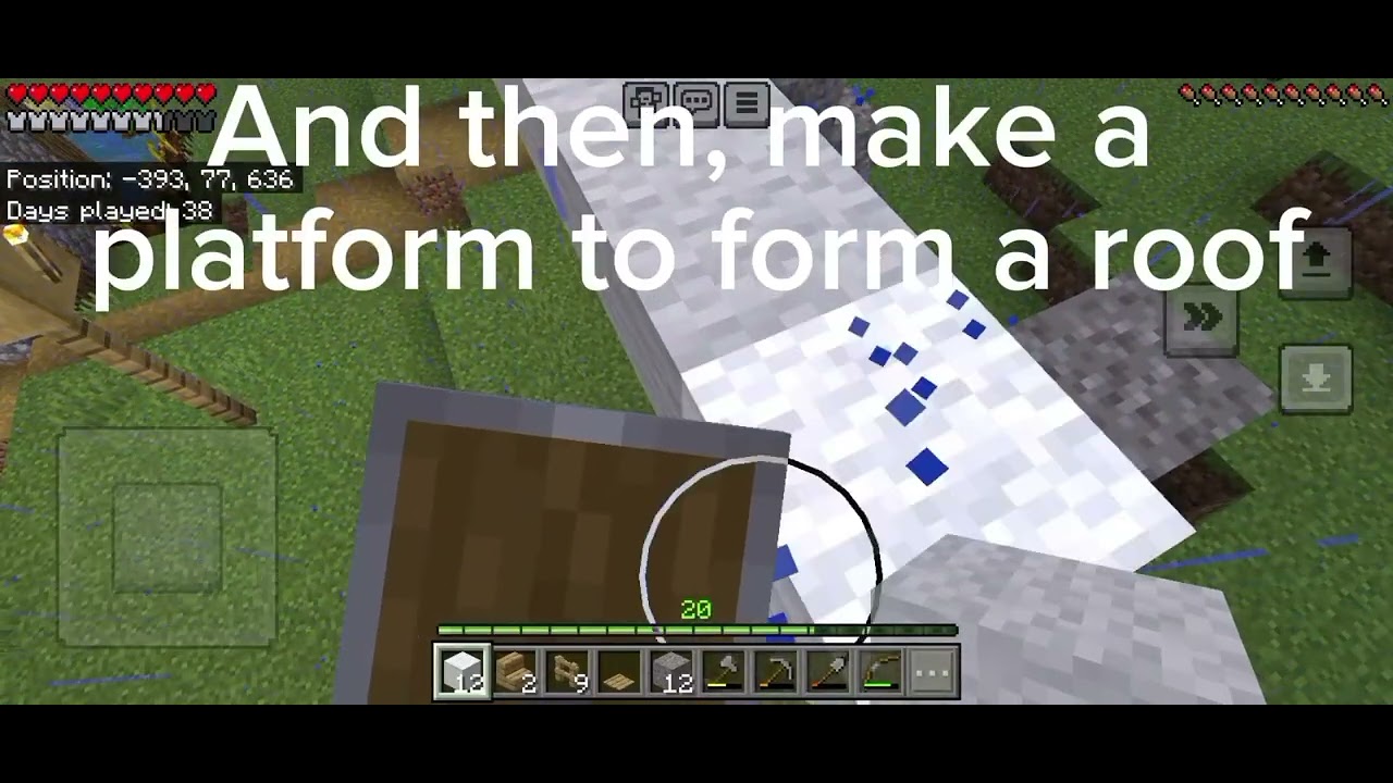 How to build a camping tent in Minecraft