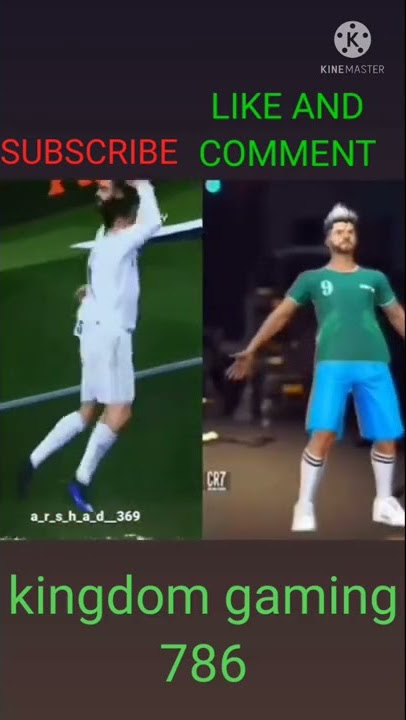 👍👍REAL RONALDO VS FREE FIRE RONALDO EMOTE🤟🤟