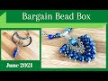 June 2021 Bargain Bead Box finished pieces