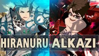 GBVSR:🔥Hiranuru (Percival) Vs Alkazi (Avatar Belial)🔥| High Level Gameplay.