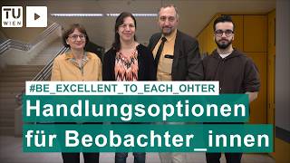 Handlungsoptionen für Beobachter_innen | #be_excellent_to_each_other