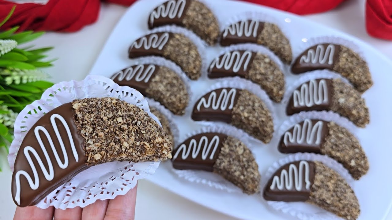 حلويات العيد / حلوة جافة هشيشة تذووب فالفم  ذوباااان.. سريعة و سهلة التحضير