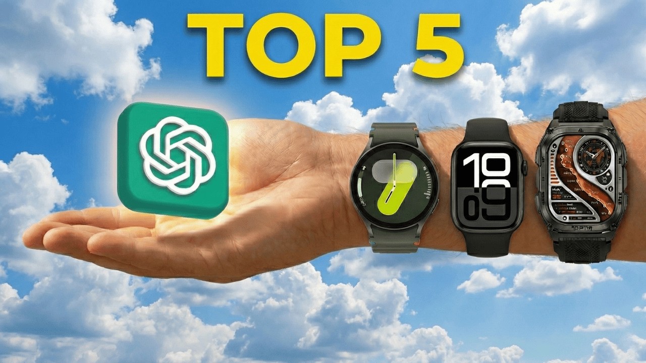 ⚡ TOP 5 Smartwatches with ChatGPT via WearGPT or Petey AI | ✅ Pros & Cons ❌ | Which one to choose? 🤔